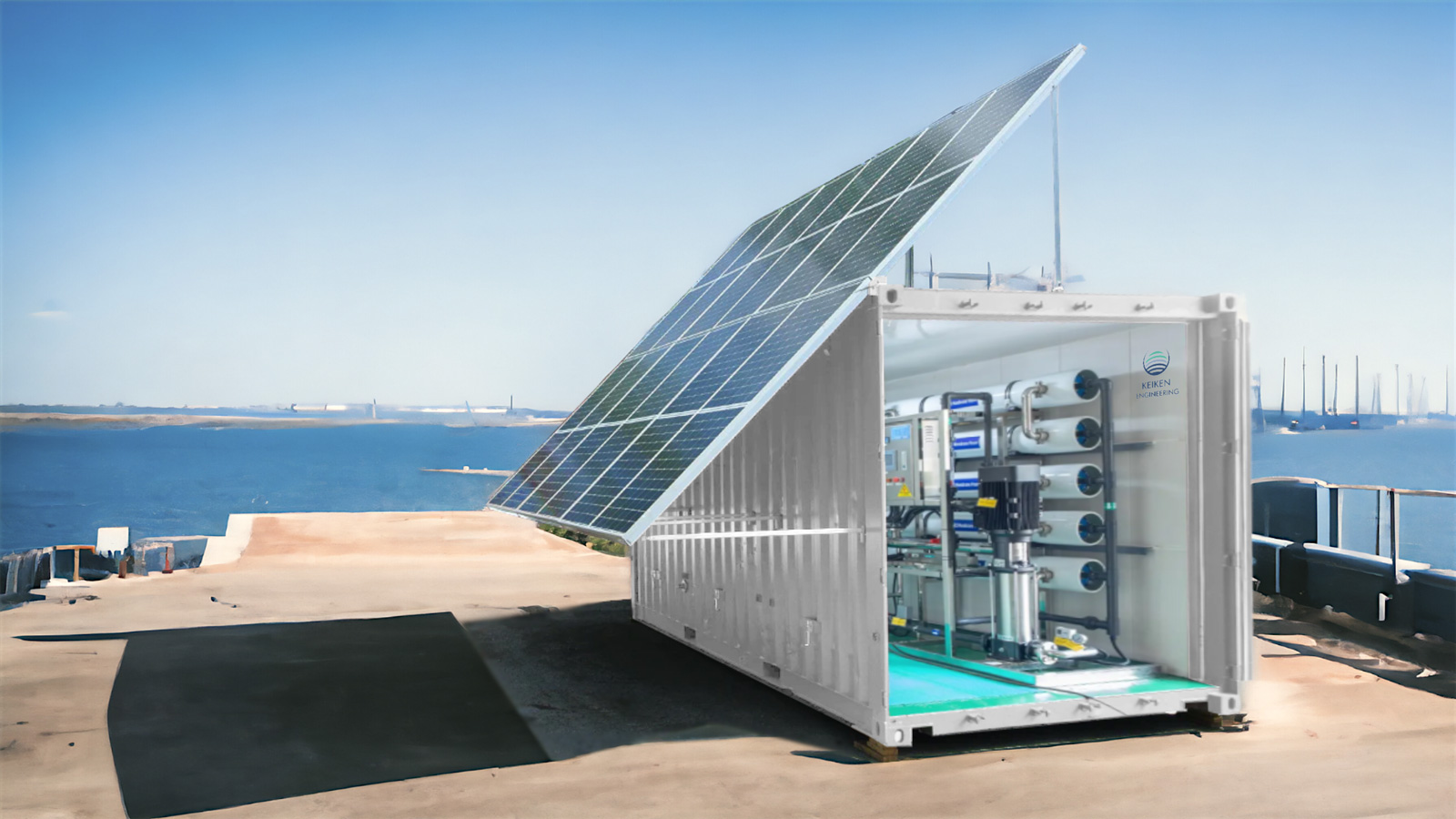 Mobile desalination plant