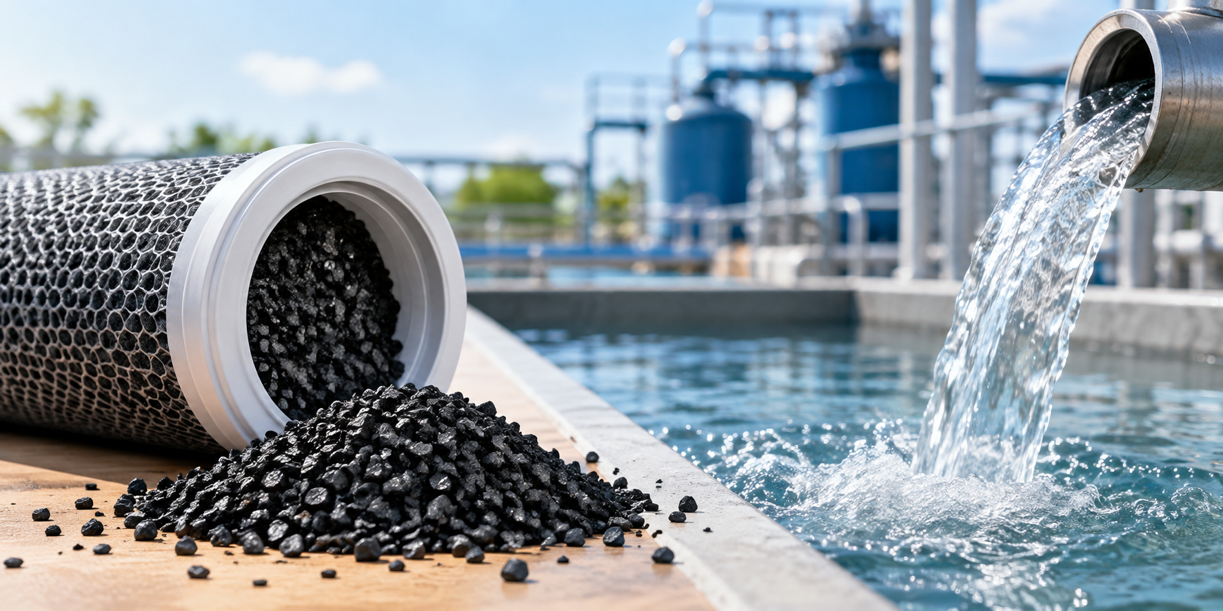 ¿Es eficaz el carbón activado para el tratamiento del agua?